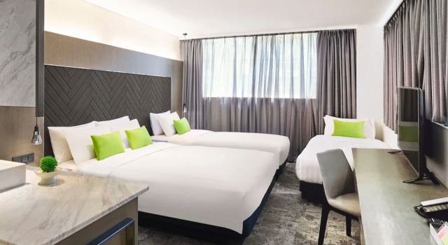 Четырёхместный номер Premier Hotel Ease Tsuen Wan