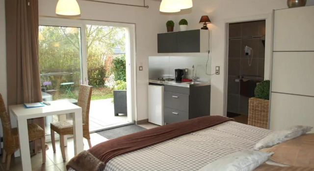 Студия Le Clos des Pommiers, chambres dhôtes & Spa