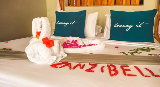 Трёхместный номер Standard с видом на сад Zanzibella Hotel & SPA