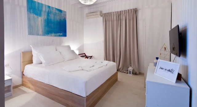 Студия с балконом и с видом на сад Sun n Chill, Boutique Apartments & Beach Villa