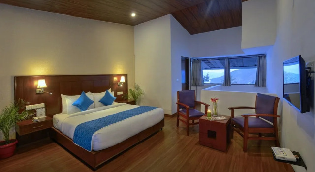 Двухместный люкс Дуплекс с красивым видом из окна TreeHouse Chail Villas