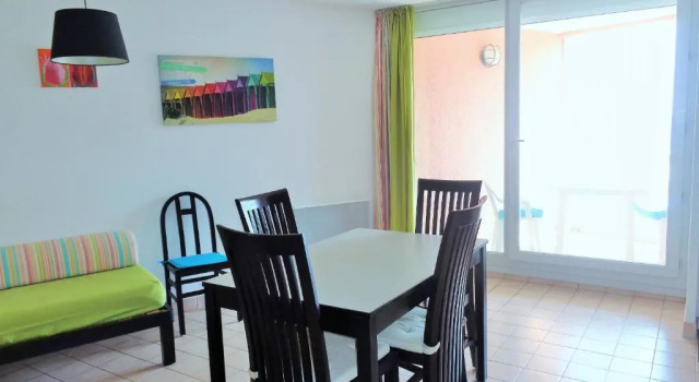 Appartement 46M², 1 Chambre, Piscine, Tennis, Plage Direct