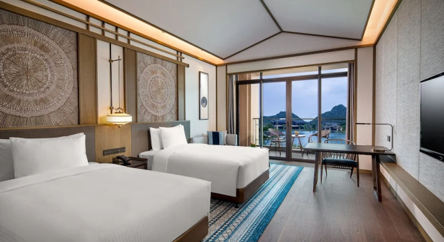 Двухместный номер Deluxe с видом на озеро Steigenberger Guilin