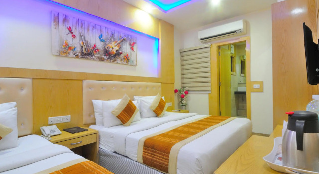Трёхместный номер Deluxe Hotel Prince Palace Deluxe - New Delhi