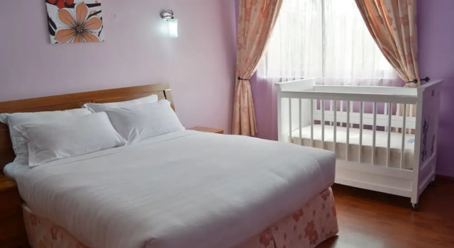 Апартаменты Premium с 2 комнатами с балконом и с видом на город Fahari Palace Serviced Apartments