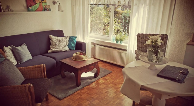"Maison Blanche" - das gemütliche Garten-Apartment zwischen Köln und Düsseldorf, 예약 아파트 Grevenbroich 북 라인 베스트팔렌