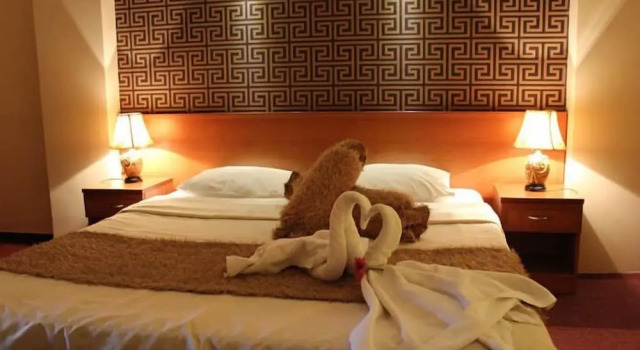 Двухместный номер Deluxe c 1 комнатой с балконом AF HOTEL AQUAPARK