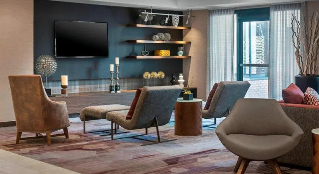 Люкс с видом на город Courtyard By Marriott Jersey City Newport