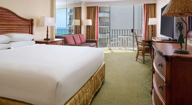Двухместный номер с видом на океан OUTRIGGER Waikiki Beach Resort