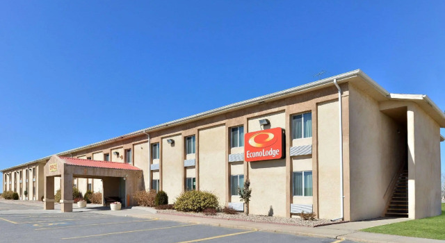 Кровать в общем номере Econo Lodge Lexington
