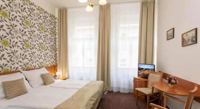 Standardní Dvoulůžkový s manželskou postelí pokoj Novoměstský hotel