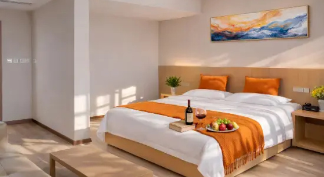Люкс Deluxe Jiangjing International · Ezzy Urban CultureHub Hotel (Shiquan Hanjiang Ancient City Branch)