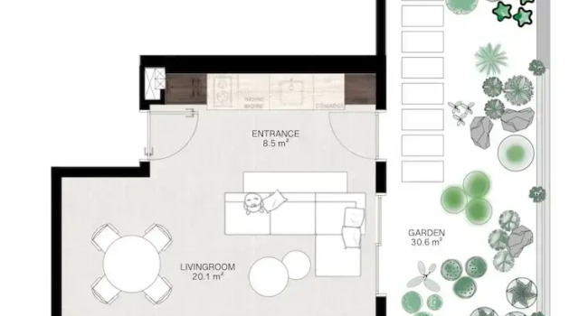 Люкс с видом на сад Käsiala Apart Hotel Yeni Foça