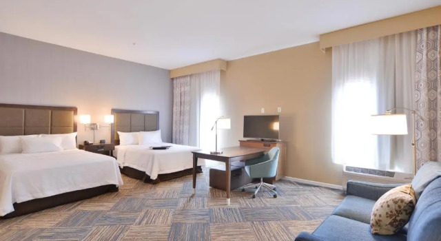 Четырёхместный люкс Hampton Inn & Suites Chippewa Falls