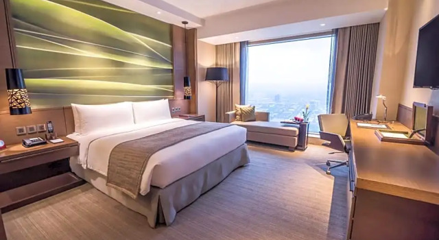 Номер Deluxe с видом на горы Marco Polo Ortigas Manila