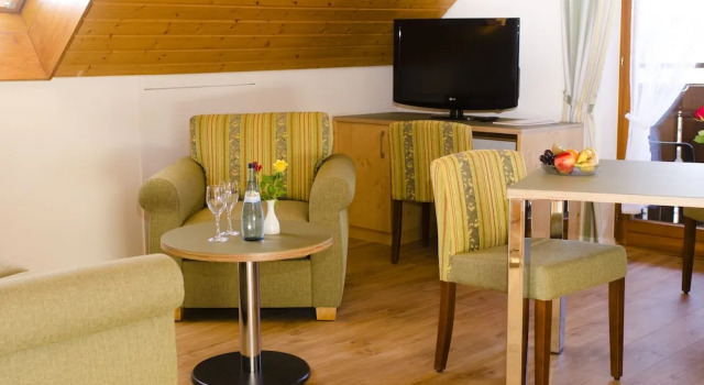 Апартаменты Comfort c 1 комнатой с балконом и с видом на сад Schreyers Hotel Restaurant Mutzel