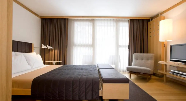 Двухместный номер Queen THE OMNIA - Design Mountain Lodge and Spa with Iconic Matterhorn Views