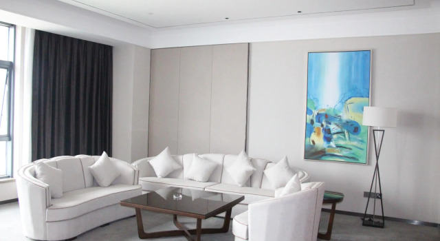 Двухместный люкс Deluxe Shaanxi Hancheng Qiangda Grand Skylight Hotel