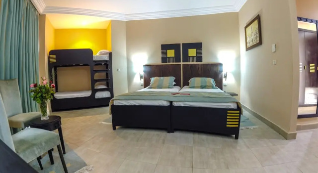 Четырёхместный номер Standard c 1 комнатой с балконом Hotel Fiesta Beach Djerba