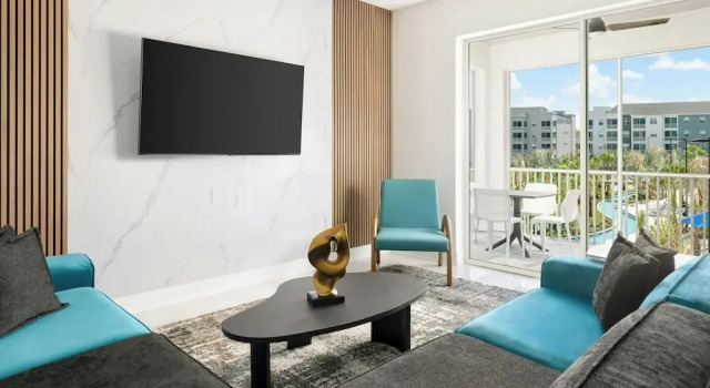 Четырёхместные апартаменты с 3 комнатами Villatel Resort Orlando, Apartments by Marriott Bonvoy