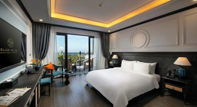 Двухместный номер Deluxe с видом на океан Bliss Hoi An Beach Resort & Wellness