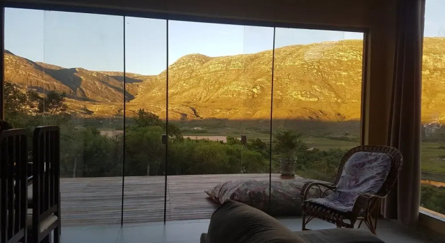 Шале с балконом Casa do Vaz Lapinha da Serra