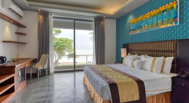 Двухместный номер Deluxe с видом на море Golden Pearl Tangalle Beach