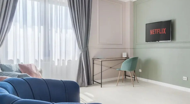 Апартаменты Deluxe с балконом и с видом на город Moonlight Central Apartments