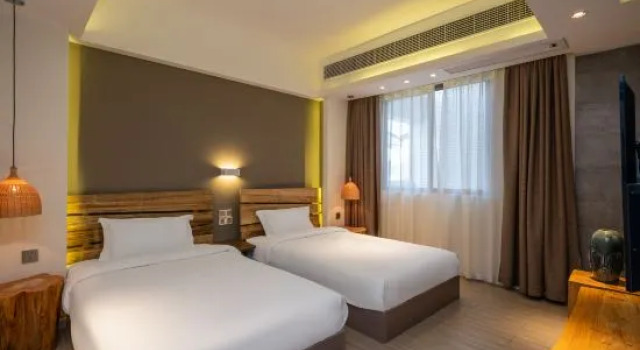 Одноместный люкс с 4 комнатами Chaozhou Peninsula River View Inn