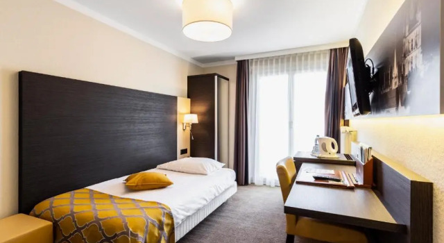 Одноместный номер Standard с видом на озеро Hôtel Bellerive