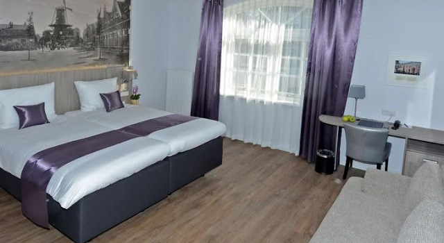 Кровать в общем номере Best Western City Hotel Woerden