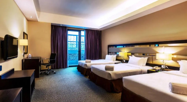 Standardowy trzyosobowy pokój Ixora Hotel Penang