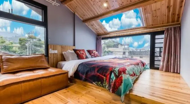 Люкс с 2 комнатами Huasao·1949 Designer Parent-Child Vacation Type Smart Homestay (Nanjing Yunshuiyao Waterwheel Store）