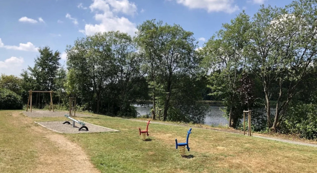 Wooden chalet with oven, in Oberharz near a lake