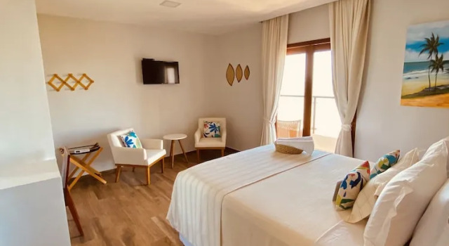Люкс Deluxe с балконом Beach Eco Stays Hotel Boutique Lagoinha
