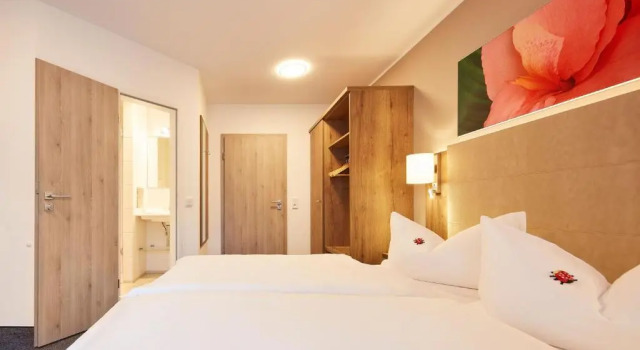Двухместный номер Deluxe с балконом Hotel garni Sonnenhof