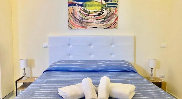 Двухместный люкс с балконом и с видом на море Il Viaggiatore Gaeta Medievale B&B