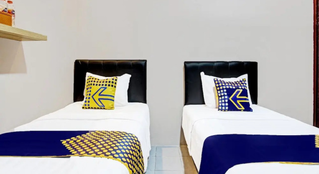 Двухместный номер Economy Hotel O Guest House Mustika Syariah Near alun alun kota purwokerto