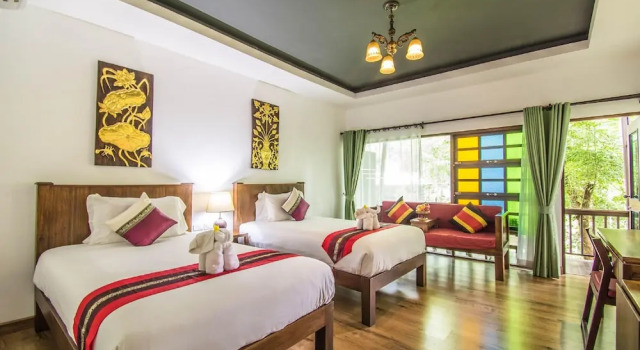 Двухместный номер Deluxe с балконом E-Outfitting Doikham Resort