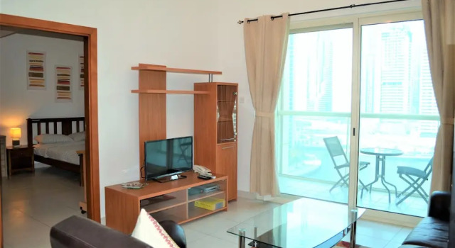 Fully Furnished 1BR with Balcony & Marina View - MRVW