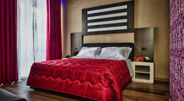 Двухместный номер Superior с балконом и с видом на город Hotel Angioino & Spa
