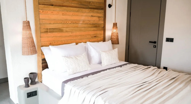 Трёхместный номер Comfort с видом на бассейн Derin Alacati