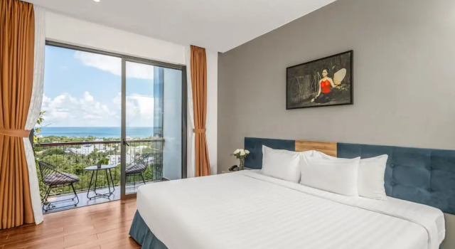 Двухместный номер Deluxe с балконом и с видом на океан Tom Hill Boutique Resort & Spa - Sea View