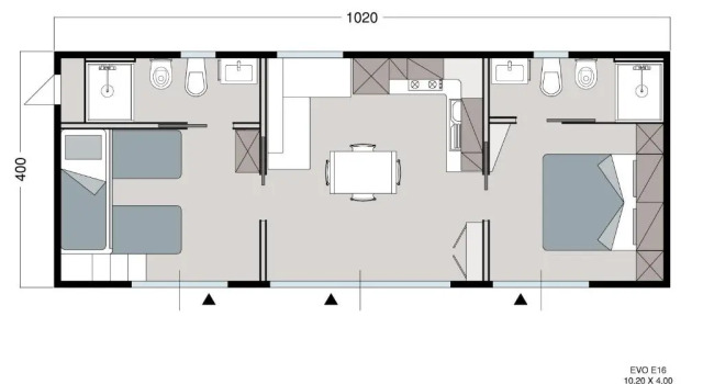 Шале с 2 комнатами Dune Prestige & Chalets