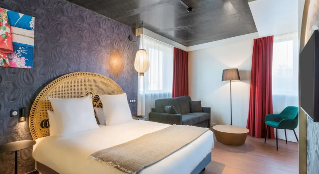 Двухместный семейный номер Standard Aiden by Best Western Lorient Centre