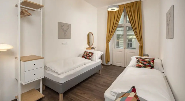 Апартаменты Deluxe с балконом и с видом на город Unesco Prague Apartments