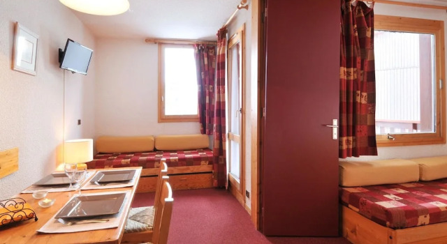 Belle Plagne Studio on the Slopes for 3/4 People of 22 mÂ² Am111, Забронировать Отель Бель-Плань Ла-Плань-Тарантез