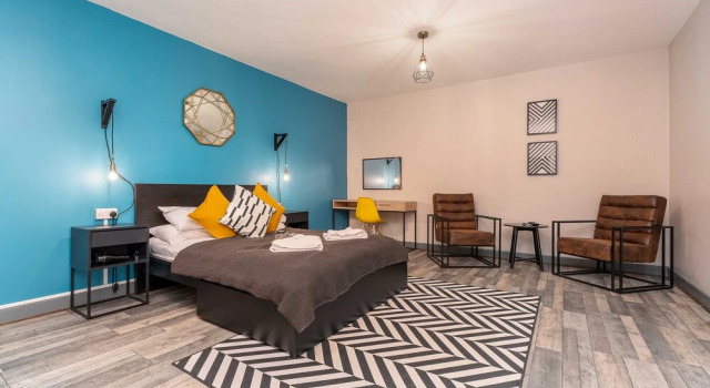 Pine Suite - Studio Apartment - Talbot Road, Varaa Huoneisto Asunnot kohteessa Merseyside, Huoneisto