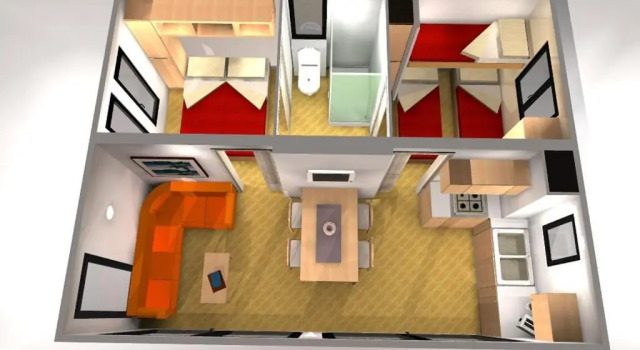 Бунгало Deluxe Vacanze Camping Boutique