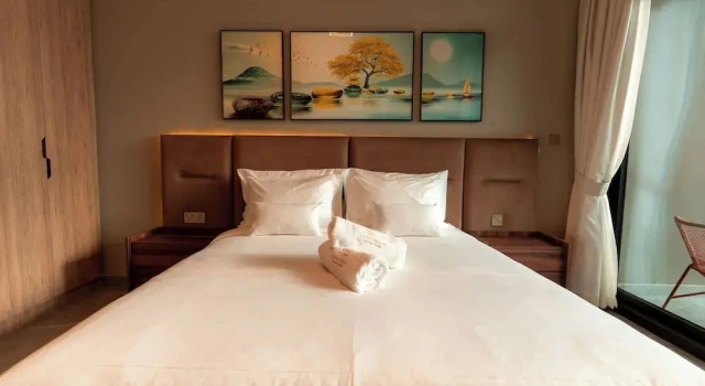 Heavens Dreams Peninsula One Business Bay, Забронировать Апарт-отель Отели Эмирата Дубая с бассейном, рядом с Деловой район Эмаар-Сквер, Бассейн